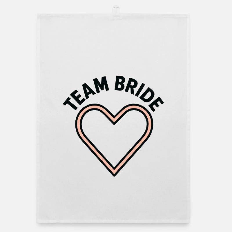 EVJF EVG Equipe de la mariée - TEAM BRIDE Torchon bio