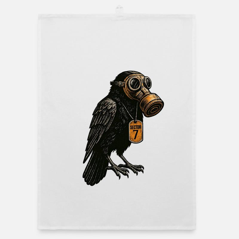 Underground - Raven Sector 7 Organic dish towel