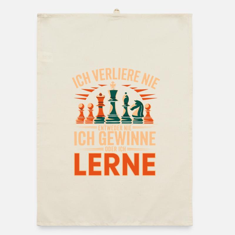  Ich Verliere Nie Entweder Ich Gewinne Oder Ich Organic Geschirrtuch