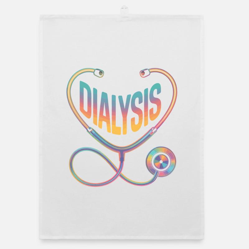 Rainbow Diagnostic Stethoscope Organic dish towel