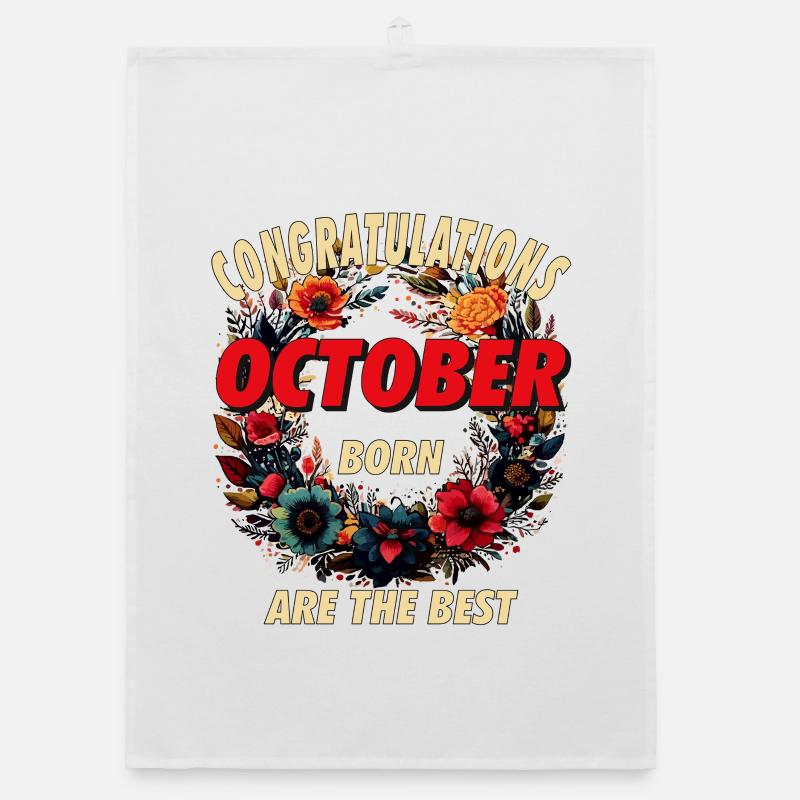 CONGRATULATIONS OCTOBER Organic dish towel