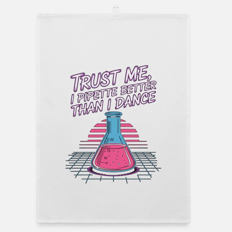 Lab Technician Trust Me I Pipette Laboratory Tech Organic dish towel