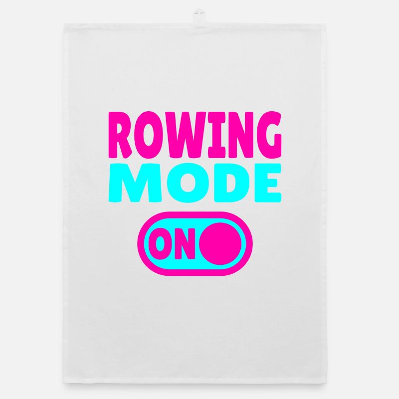 Rowing Mode ON Organic Geschirrtuch