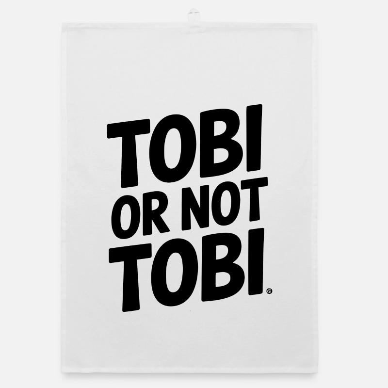 Tobi oder nicht Tobi – Das ist die Frage Organic Geschirrtuch