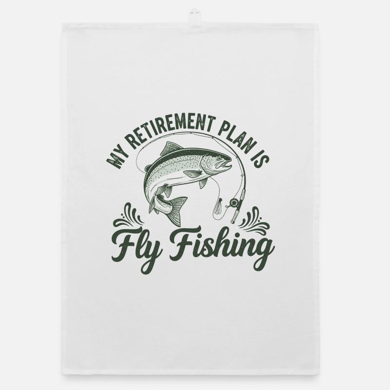 Plan de retraite Pêche à la mouche Torchon bio