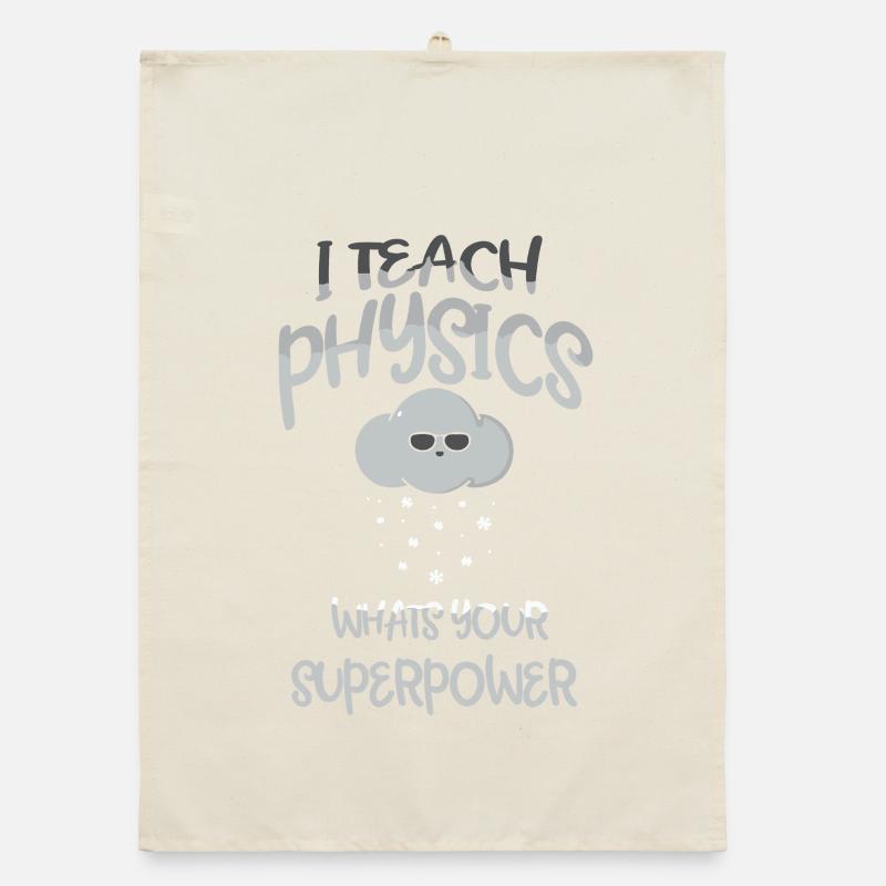 Physik Phyiker Physikstudent Physiklehrer Organic Geschirrtuch