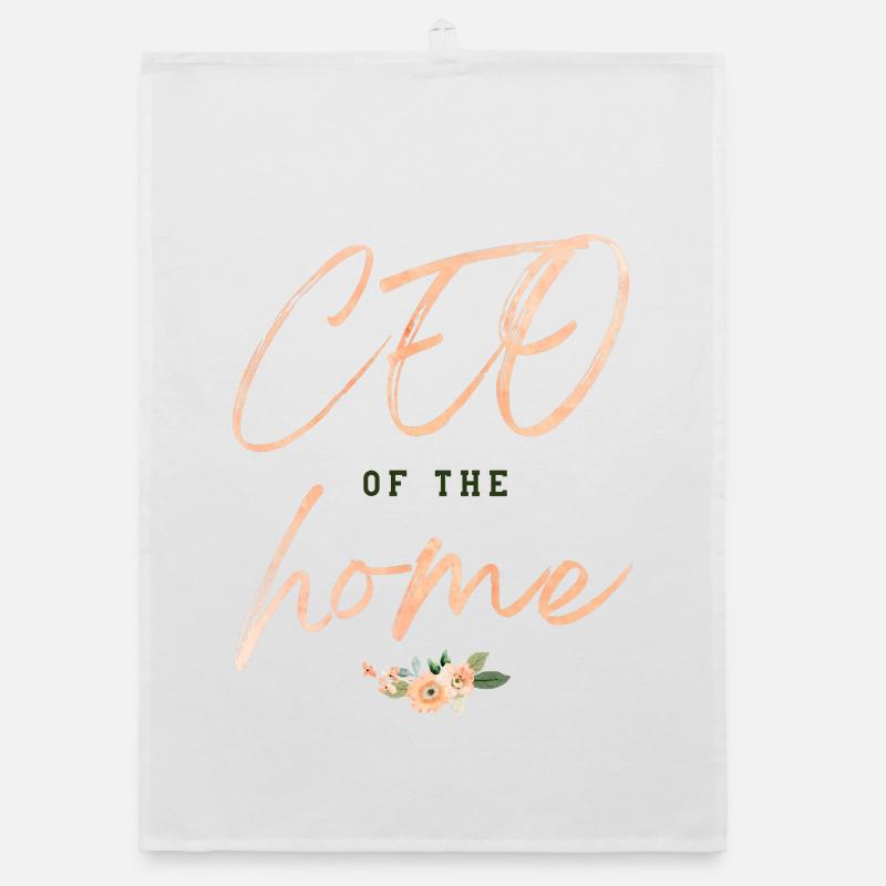 PDG de Home Floral Typography Torchon bio
