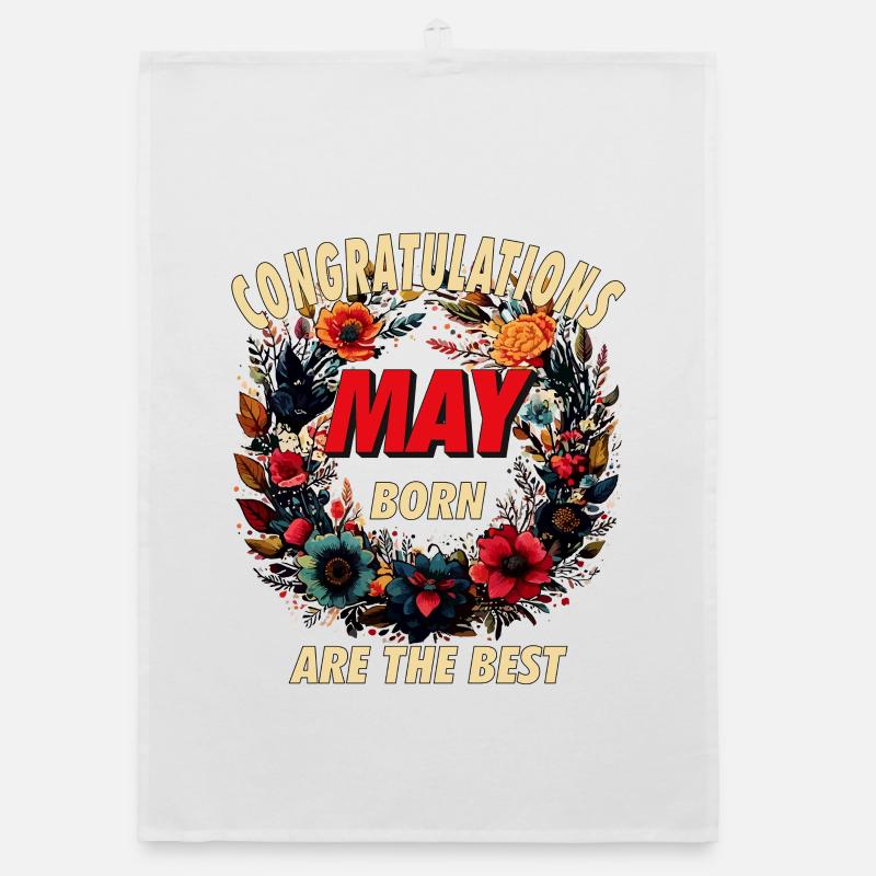 CONGRATULATIONS MAY Organic dish towel