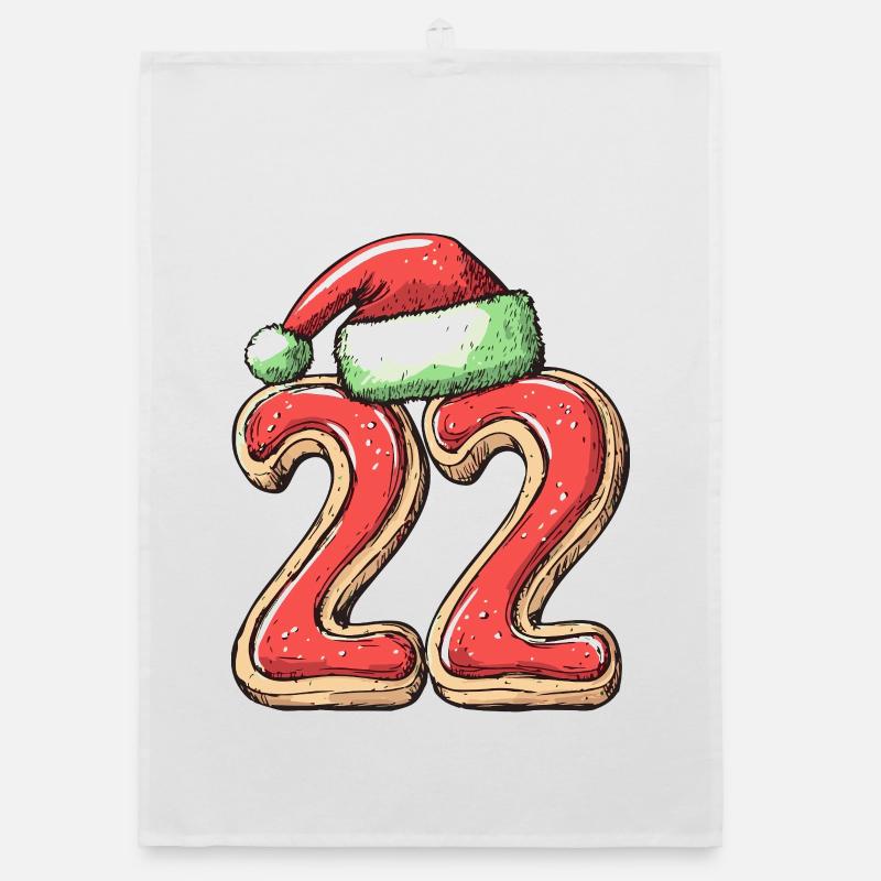 Biscuit de Noël à 22 chiffres Torchon bio