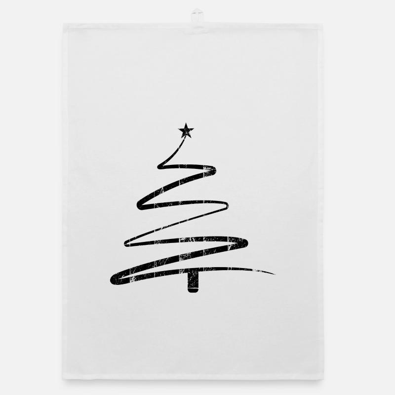 Sapin de Noël Joyeux Noël Torchon bio