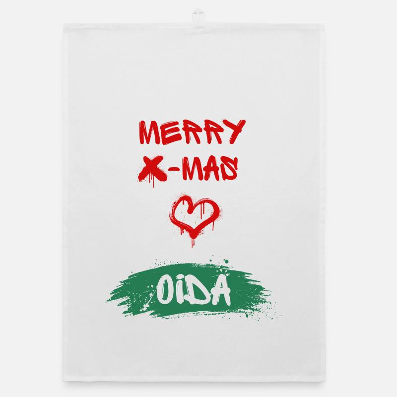 Xmas, Oida Organic Geschirrtuch
