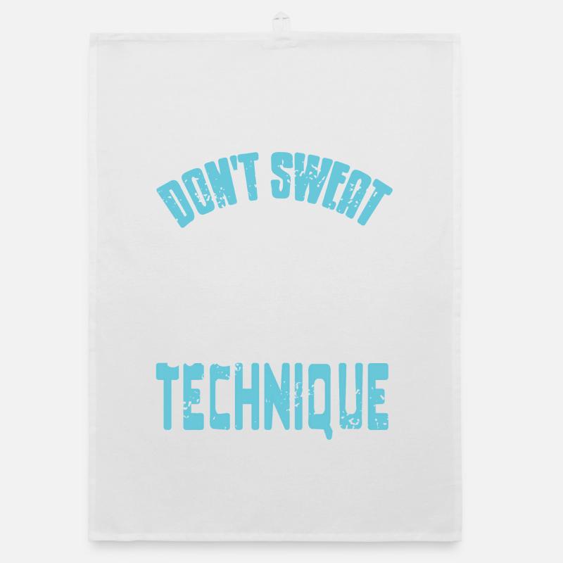 Don't Sweat The Technique DJ Mix Mastery Organic Geschirrtuch