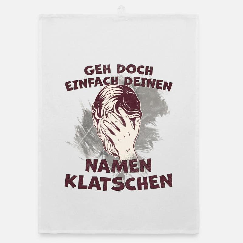 Nom Clap Dire Facepalm Torchon bio