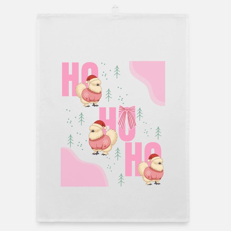 Silk Chicken Christmas Gift Accessories Organic dish towel