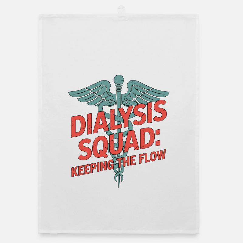 Infirmière en néphrologie de l’escouade de dialyse Torchon bio