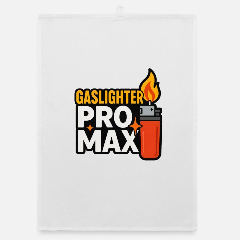 Gaslighter Pro, Funny Internet Meme  Organic dish towel