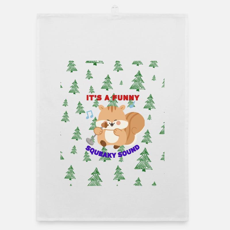 Es ist ein seltsames quietschendes Geräusch Organic Geschirrtuch