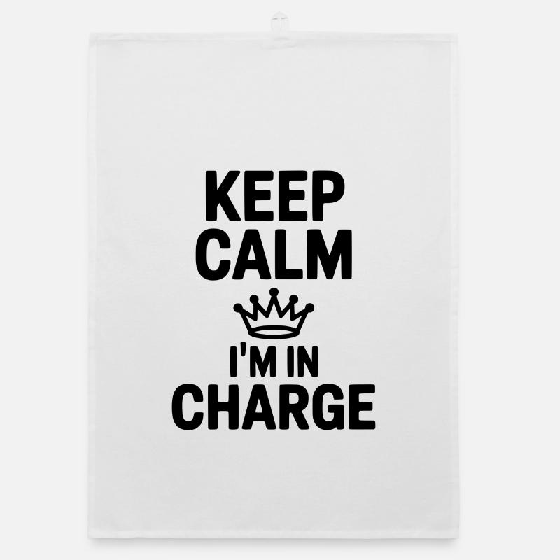 Reste calme, c’est moi qui commande. Torchon bio