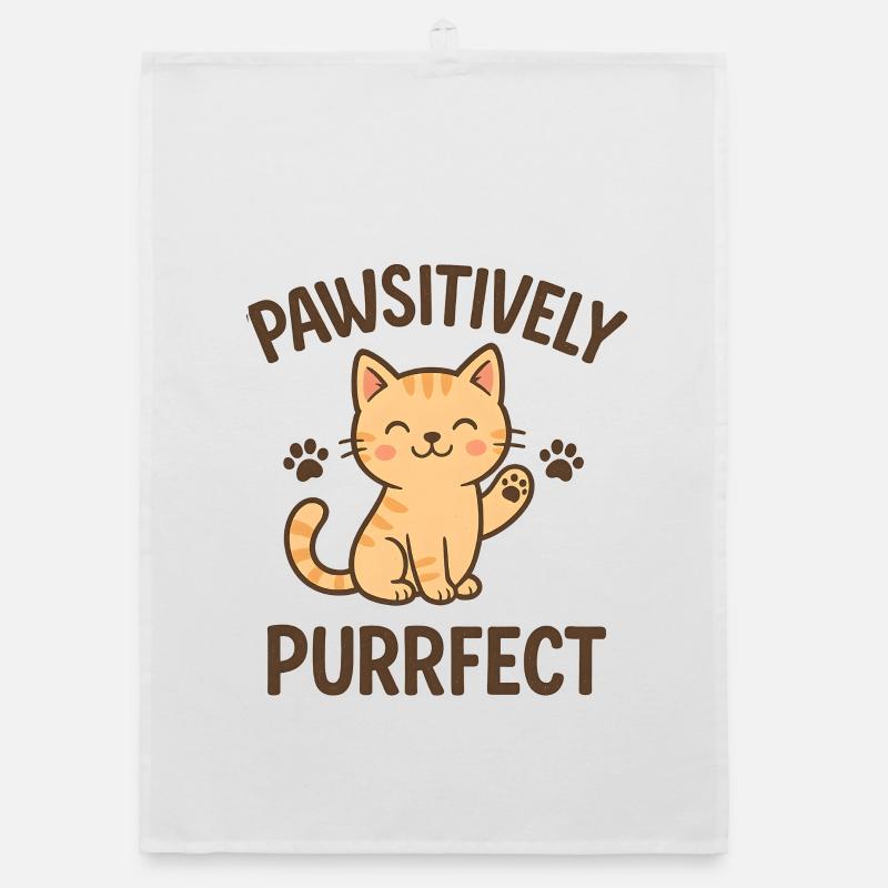 Conception Pathsitively Purrfect Cat Torchon bio