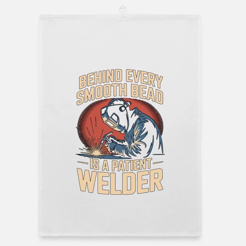 Welder Behind Every Smooth Bead Is Craftsmanship Organic dish towel