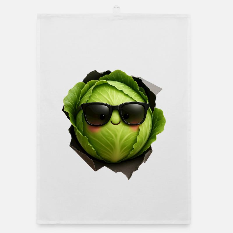 cabbage Organic dish towel