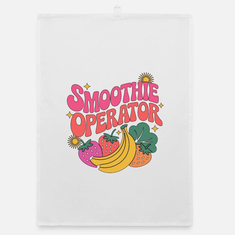 Nutritionist Smoothie Operator Nutritional Coach Organic Geschirrtuch