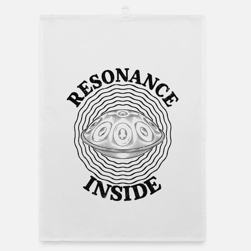 Resonance Inside Handpan Organic Geschirrtuch