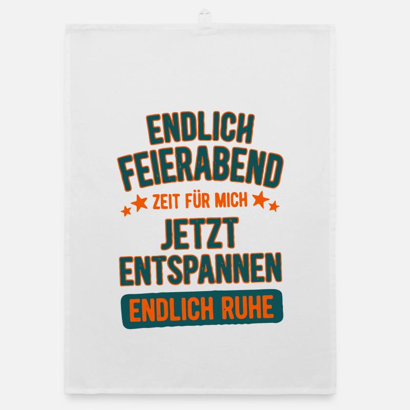 Finally closing time, now relaxing, weekend Organic dish towel