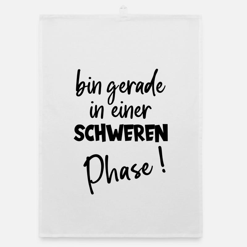 Je suis juste dans une période difficile avec le poids de l’humour Torchon bio