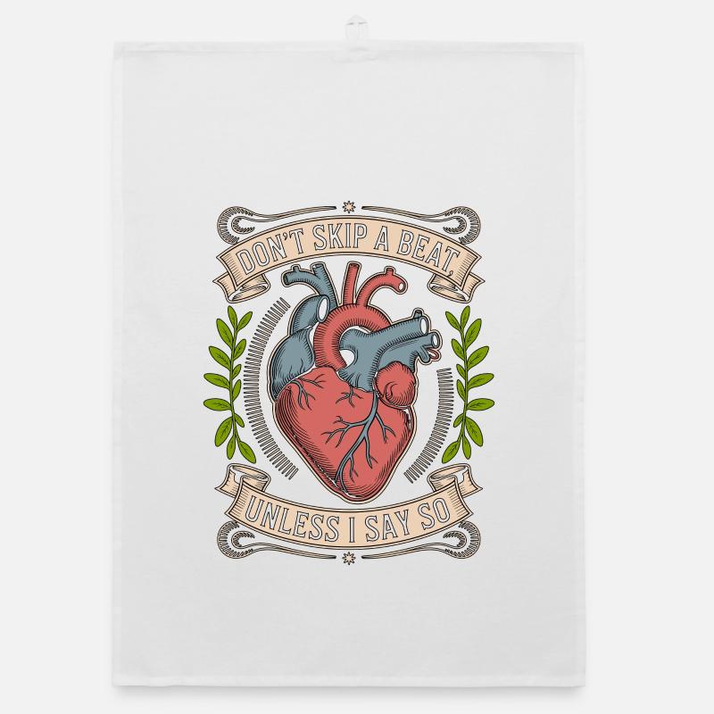 Cardiac Tech Don't Skip A Beat Cath Lab Tech Organic Geschirrtuch