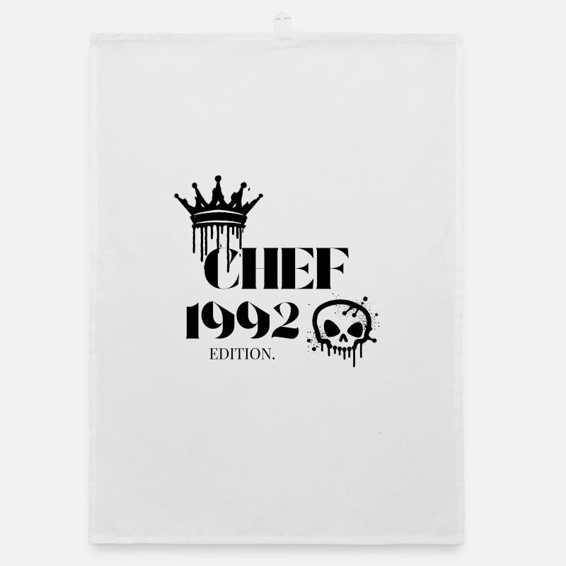 Édition Chef 1992 33 ans d’humour de bureau - Torchon bio - blanc