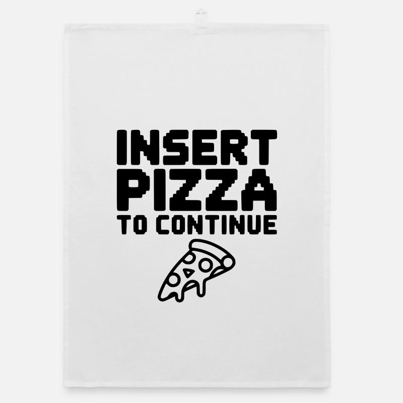 Insert Pizza to Continue Organic dish towel