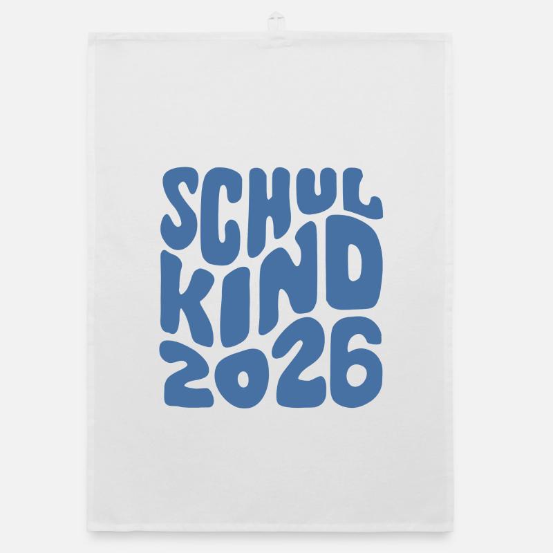 Schulkind 2026 - Einschulung - Erstklässler Organic Geschirrtuch