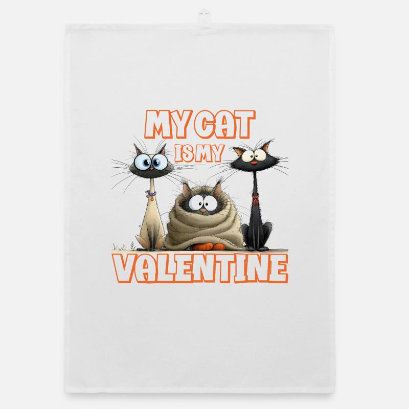 Mon chat, c’est ma Saint-Valentin Torchon bio