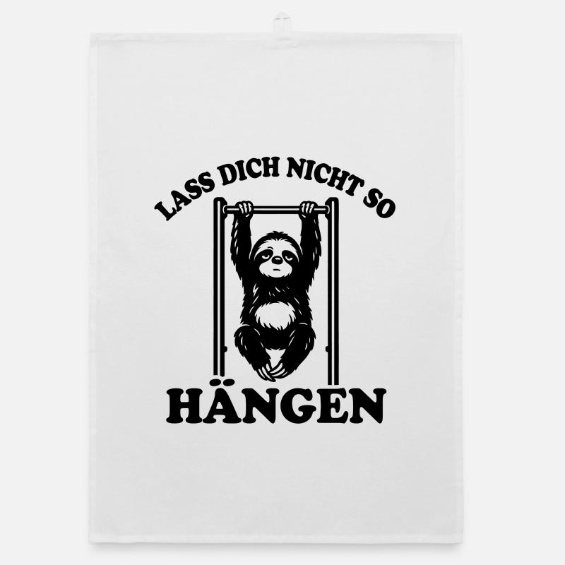 Sloth | Pull-up, don't slouch like that Organic dish towel