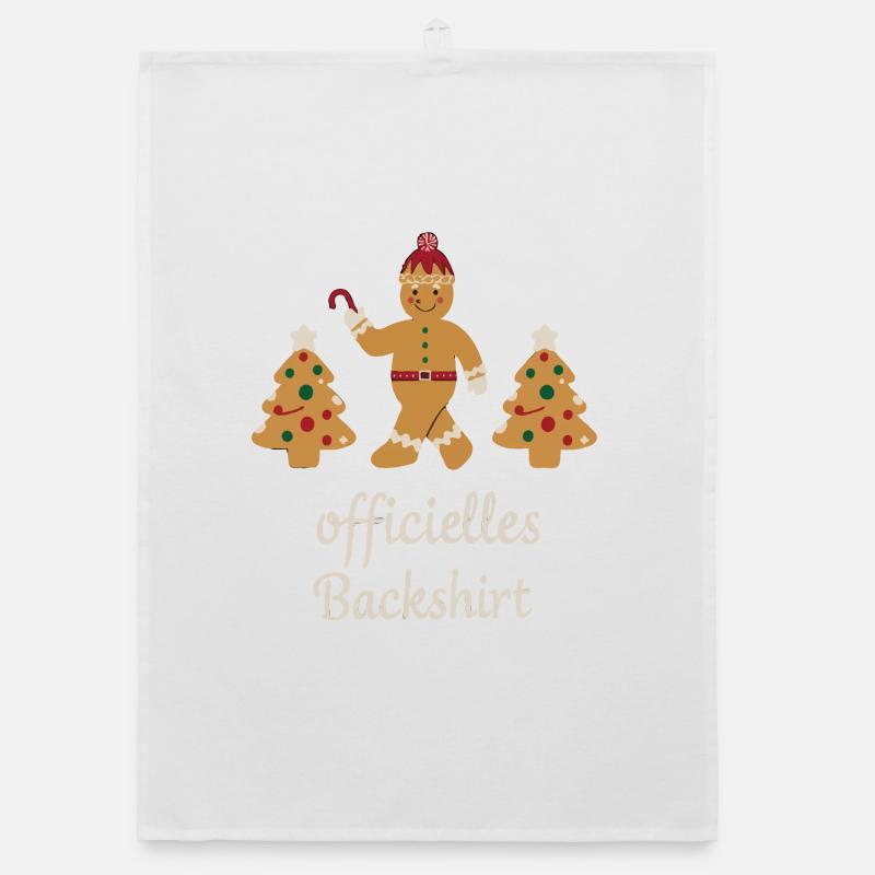 Cookies Baking Christmas Time Cookies Gingerbread Organic dish towel