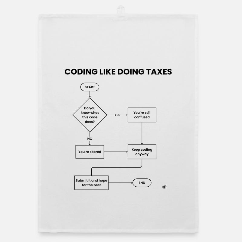 Codierung wie Steuererklärung – Hope Gift einreichen Organic Geschirrtuch