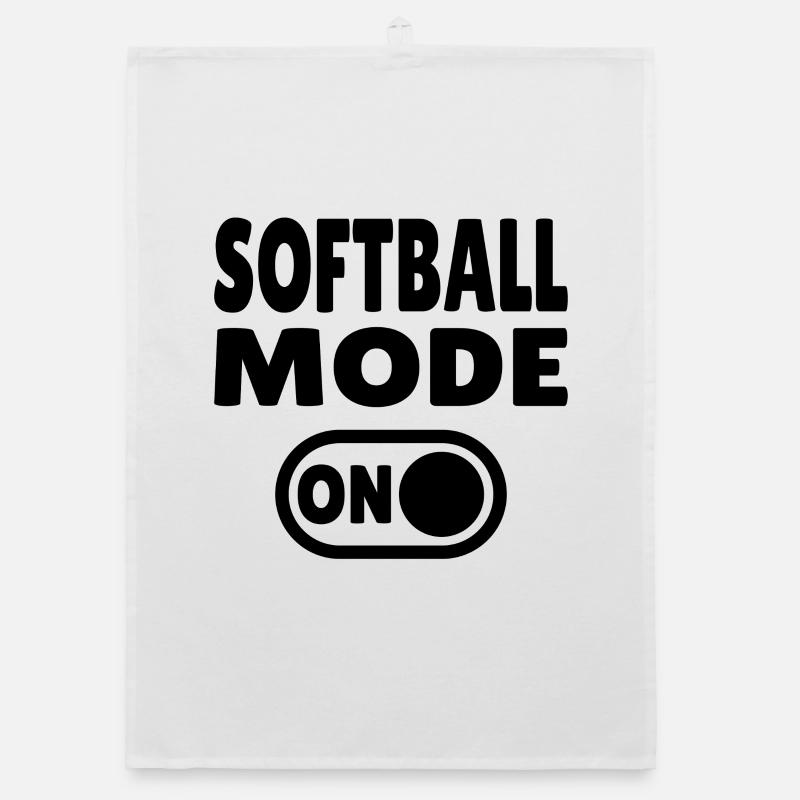Softball Mode ON Organic Geschirrtuch