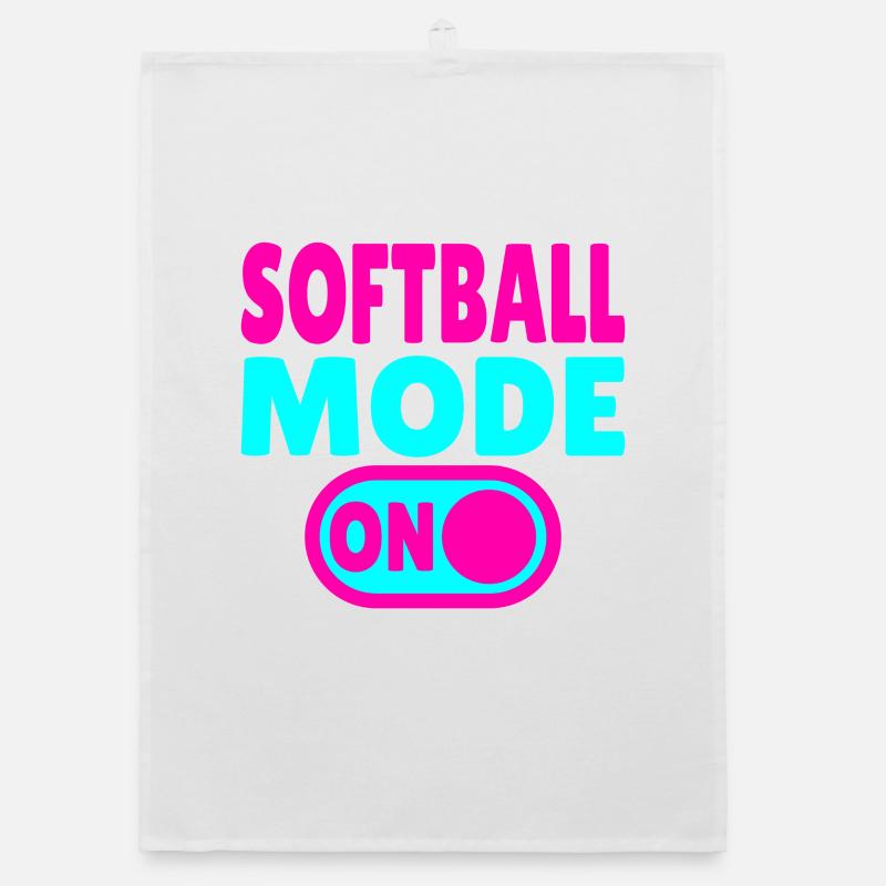 Softball Mode ON  Organic Geschirrtuch