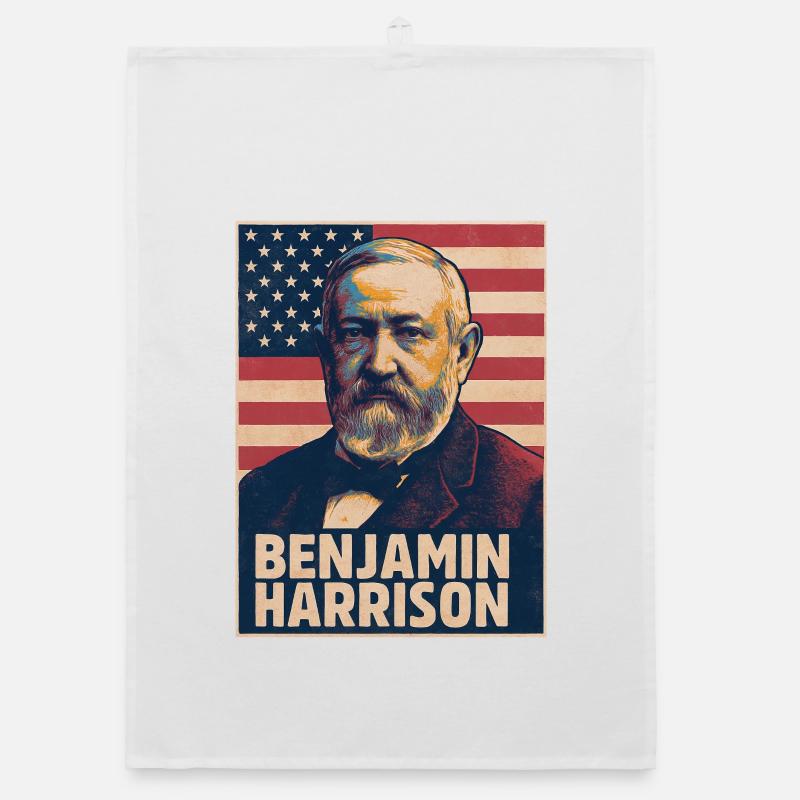 Benjamin Harrison, États-Unis Torchon bio