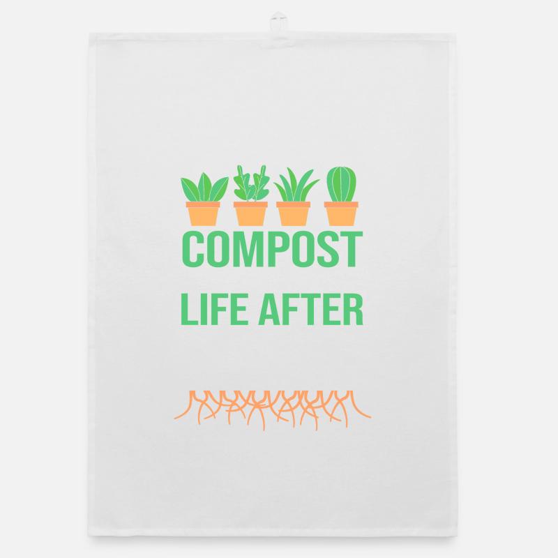 Cadeau de compost de vers Torchon bio