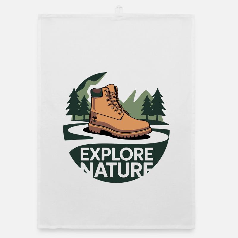 Explore Nature Hiking Boot Organic dish towel