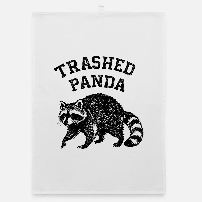 Trashed Panda Organic dish towel