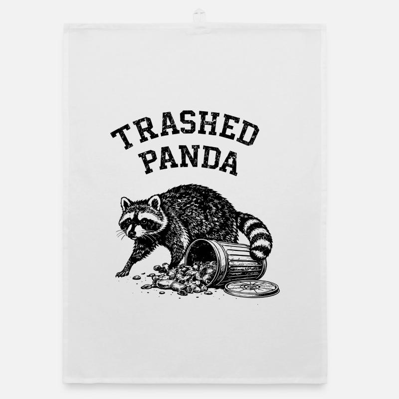 Trashed Panda Organic dish towel