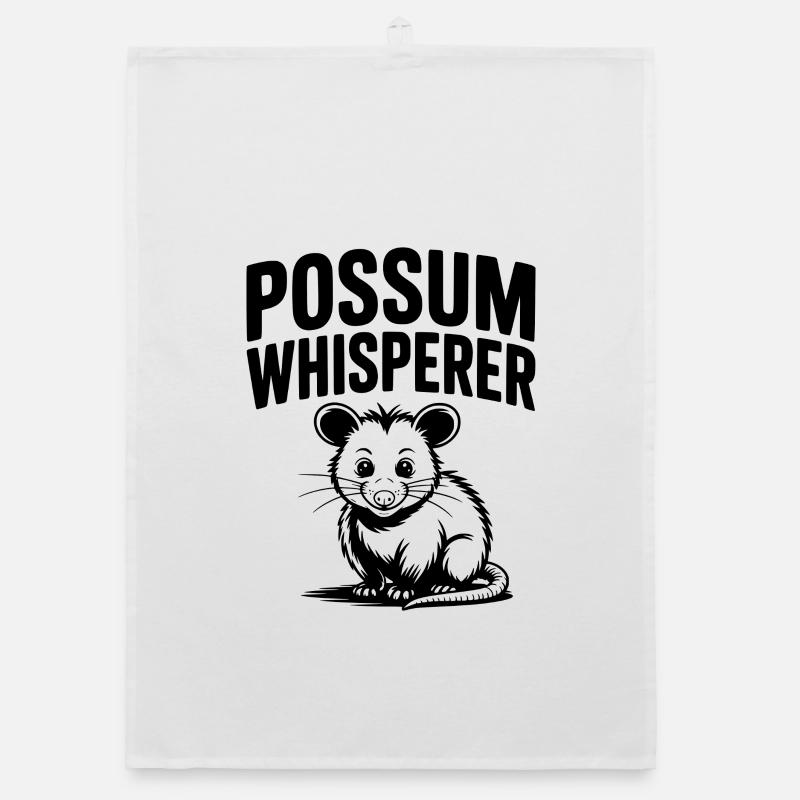 Opossum-Flüsterer Organic Geschirrtuch