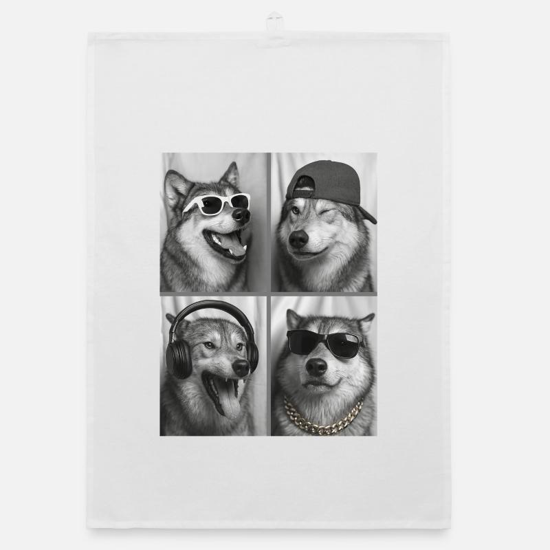 Wolf Organic Geschirrtuch