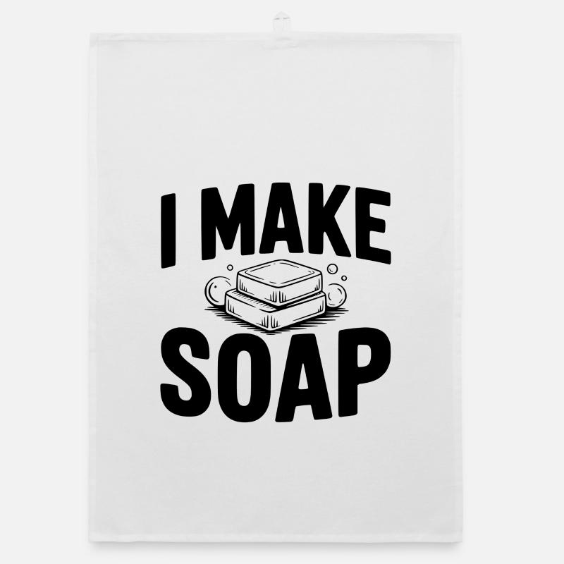 I Make Soap Organic dish towel