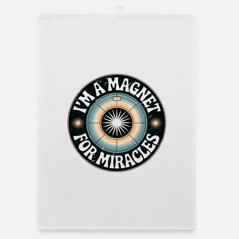 MRI Tech I'm A Magnet For Miracles Radiologist Organic Geschirrtuch