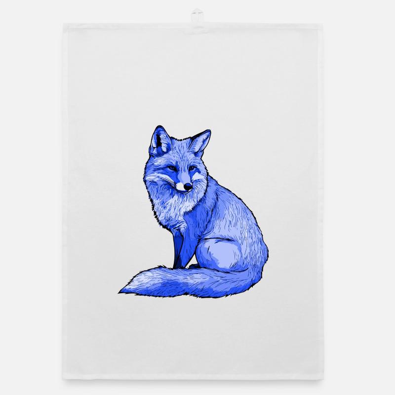 Fox Arctic Fox Organic dish towel