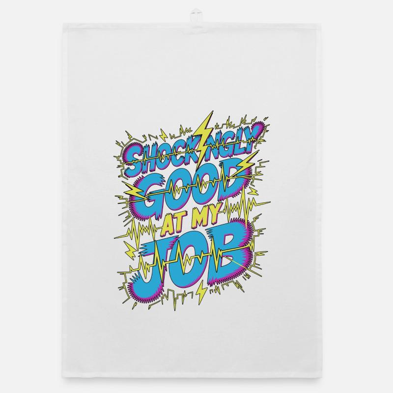 Cardiac Tech Shockingly Good Pacemaker Technician Organic dish towel